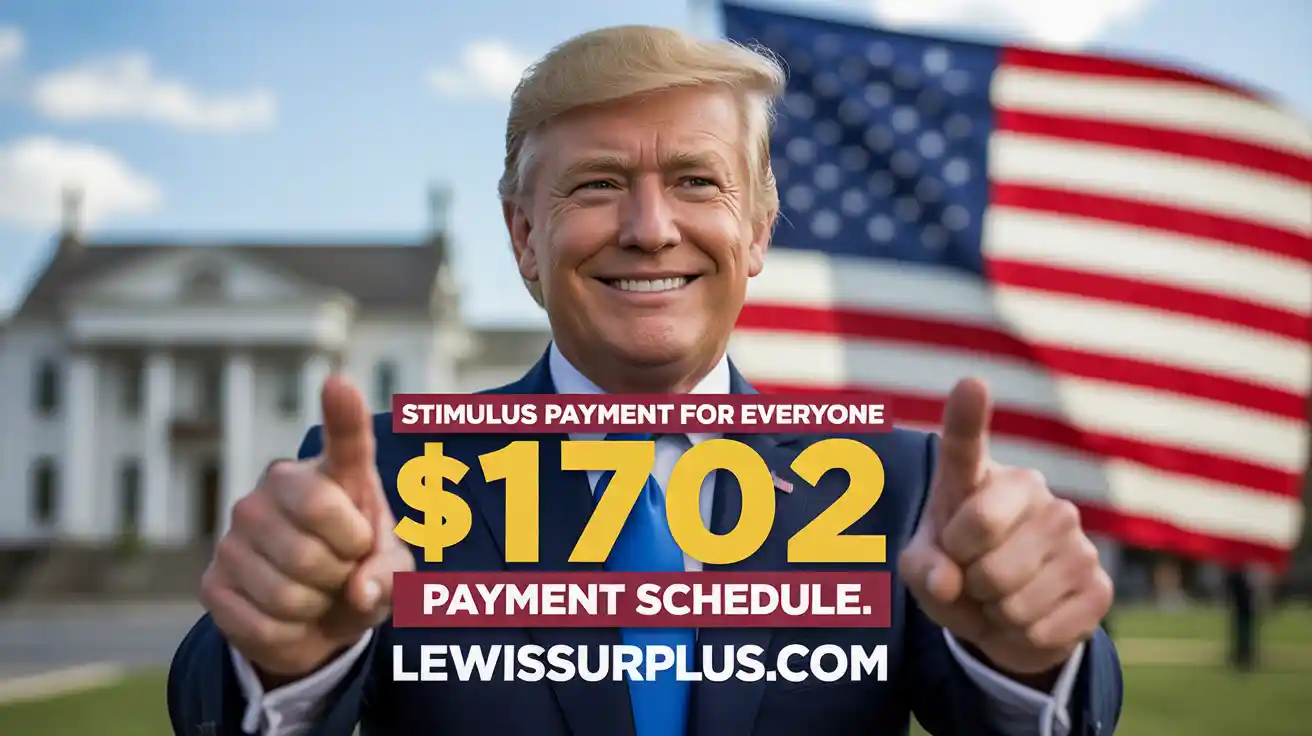 $1,702 Stimulus Payment for Everyone – August 2025 Full Payment Schedule