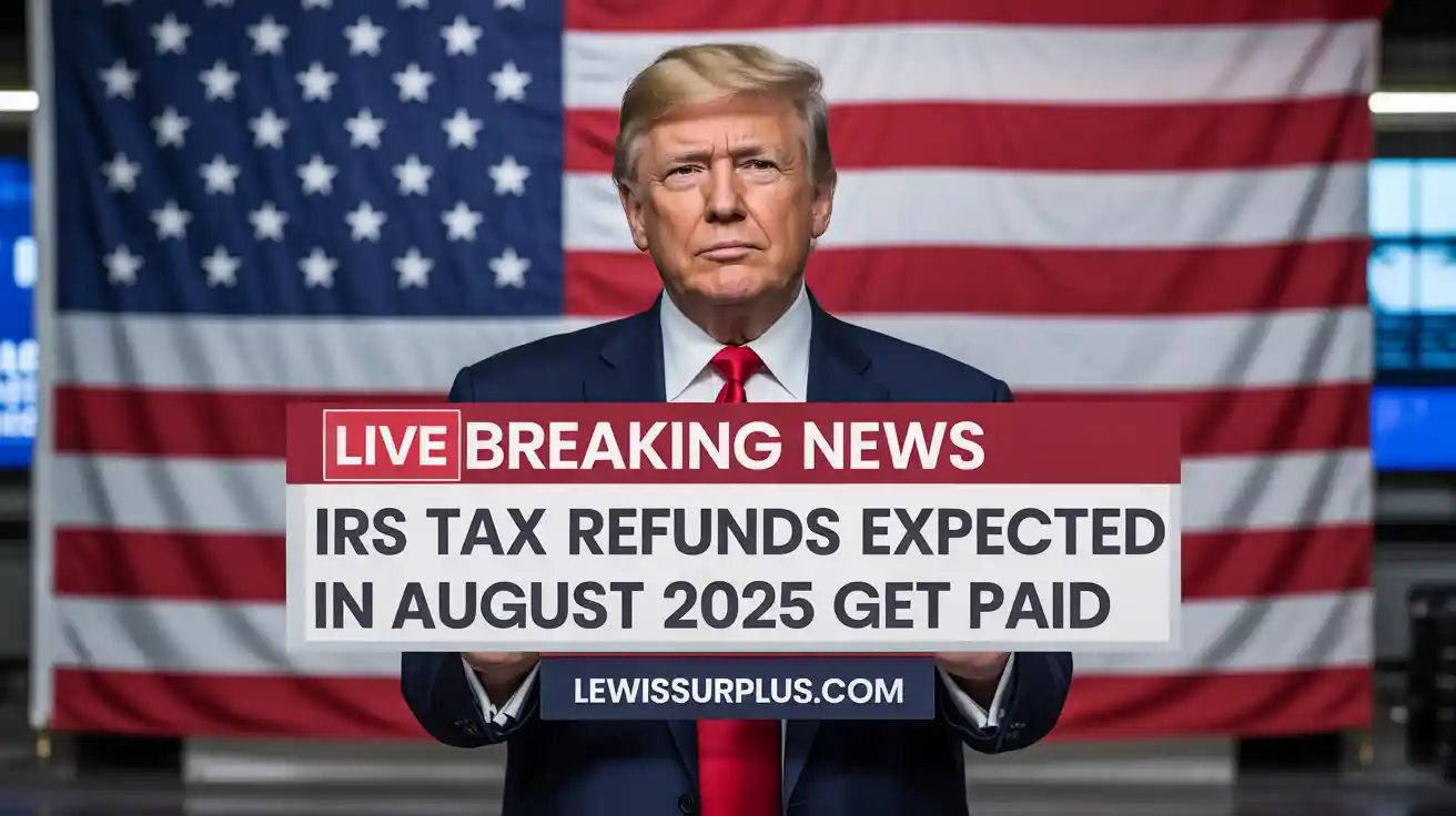 IRS Tax Refunds Expected In August 2025